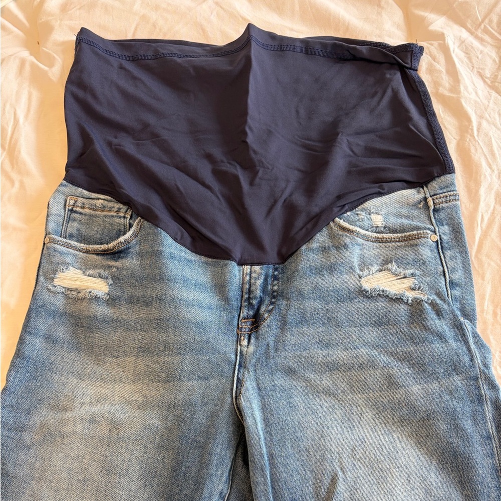 Pinkblush Navy Maternity Waistband Panel